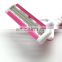 Lady Manual Razor Female Shaving Knife 4pc High Quality Stainless Steel Blade Reusable Razor For Gememe Women face razor