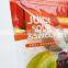 Resealable fruits vegetable plastic zip lock food packaging bag custom printed laminated fruit bags
