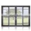 Wood color aluminium sliding door AS2047 Australian standard double glass aluminium frame sliding door