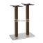 Top sale metal coffee chrome restaurant table base