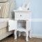 2 drawers paulownia wood wooden bedside table Cabinet