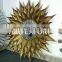 large wooden wall mirror