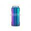 pink suction customized printing double wall 12oz metal can cooler stainless steel insulated d