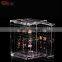 crystal clear acrylic fashion earing holder jewelry case display 120 pairse earring storage box