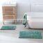 2022 new design floor mats bathroom mat set 2 piece for bathroom chenille bath mat