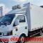 Customized dongfeng tuyi 4*2 LHD petrol engine mini refrigerated van truck for sale 0.5T-1T