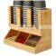 Bamboo Coffee Storage Box Paper Cup Storage Amazon's Favorite Tea Box Table Top Sugar Box