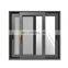 Customized Black Aluminum Frame Exterior design soundproof Sliding window