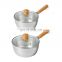 Stainless Steel Cooking Pot Stockpots Noodle Pot with Lid Saucepan Porridge for Soup Porridge Pot Milk