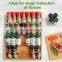 Large  4-Tier Bamboo Drawer Spice Rack Kitchen Drawer Organizer For Kitchen Storage And Organization