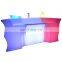 rgb colors glowing party nightclub sofas bar tables outdoor furniture leisure led bar table and stool sofa furniture