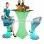 Colors Change Mobile Lighting Bar Counter Big Led Bar BeautifRohs Bar Counter Table for Night Club Used