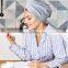 Personalized Thickening Quick-Dry Wholesale Bulk Coral Fleece Drying Turban Salon Hair Towel Wrap