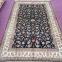 5x8ft Darki Blue Art Handmade Silk Persian Carpet for Sitting Room and Bedding Room