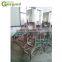 tender green coconut water cutting in half machine