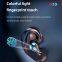 X9 Gaming Tws BT 5.1 Colorful Light Headset Low Latency Earbuds Dual Mode Game Music HiFi Bass Wireless Earphones
