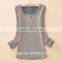 2015 Autumn&winter women thicken and keep warm long t shirt with fleece