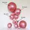 Bajo precio. Fabricante de China. Tipo de metal. Globo de látex inflable con helio metalizado, colores metálicos, cromado. Ballon Balloon