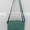 plain style waterproof nylon material green shoulder bags ladies 2016
