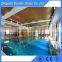 Tempered strength laminated safety glass for swimming pool