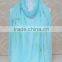 New Style Sequin Leaf Pattern Cotton Fashion Woman Embroidered Shawls