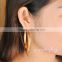 Wholesale beautiful design new 2016 gold fashion earring