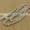 NE2064 Fashion white turquoise beaded chunky cross necklace,white turquoise necklace with cross pendant
