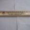 household indoor wooden thermometer w/ scale C / F red kerosene filled capillary printed black font eco-friendly material