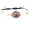 18K plated stainless steel fashion beads man bracelet