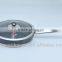China stainless steel frying pan with Transparent high-temperature painting non-stick inside