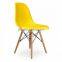 Wholesale High Quality Wood Legs PP Plastic Children Chair/ Plastic EMES Kindergarten Chair
