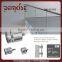 invisable glass patio railings for terraces
