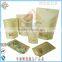 Free-standing Round Hook Kraft Paper Bag With Window