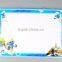 mini kids writing board, magnetic whiteboard with plastic frame