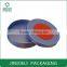 blue round cardboard food packaging box