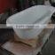 dual cast iron bath tub with roll top rim 60" with wooden cradle