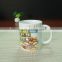 2016 China products custom logo white ceramic sublimation mug
