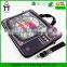 Vintage TV printing laptop briefcase with handle and strap neoprene laptop bag