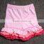 2015 Adorable USA kids 100%Cotton ruffle pants continuous Fashion