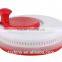 2016 Multifunctional Plastic Collapsible Salad Spinner High Quality Plastic Salad Mixer