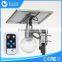 Light and Motion Sensor Control Green Energy All in one Solar LED Street Light with Solar Panel