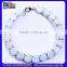 Wholesale Women Jewelry 925 Stelring Silver Synethic Fire Opal Bracelet