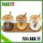 High Quality Nice Design Glass Jar Cooking Pot With Spoon