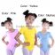 C2044 short sleeve leotards white ballet leotard for girls spandex gymnastics leotards for girls