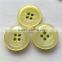 wholesale fashion colorful resin button four holes button