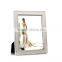 2015 hot design desktop rectangle shaped 10 inch pearl photo frame for wedding