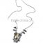 New Design Hot Sale Fashion delicate box chain pendant necklace, in stock jewelry