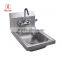 Commercial Hand Wash Sink for Catering, Drop in Stainless Steel Hand Sink for hot sale
