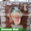 Moving Dinosaur Head On Wall