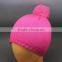 2015 CUSTOM BRAND WOOL KNITTING LADIES WINTER HAT WITH A BALL